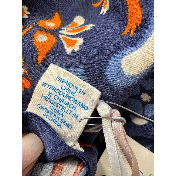 Sigrid Olsen Floral Size XS/S Two Pieces Skirt Tank Top Blue Orange NWT - Picture 9 of 13